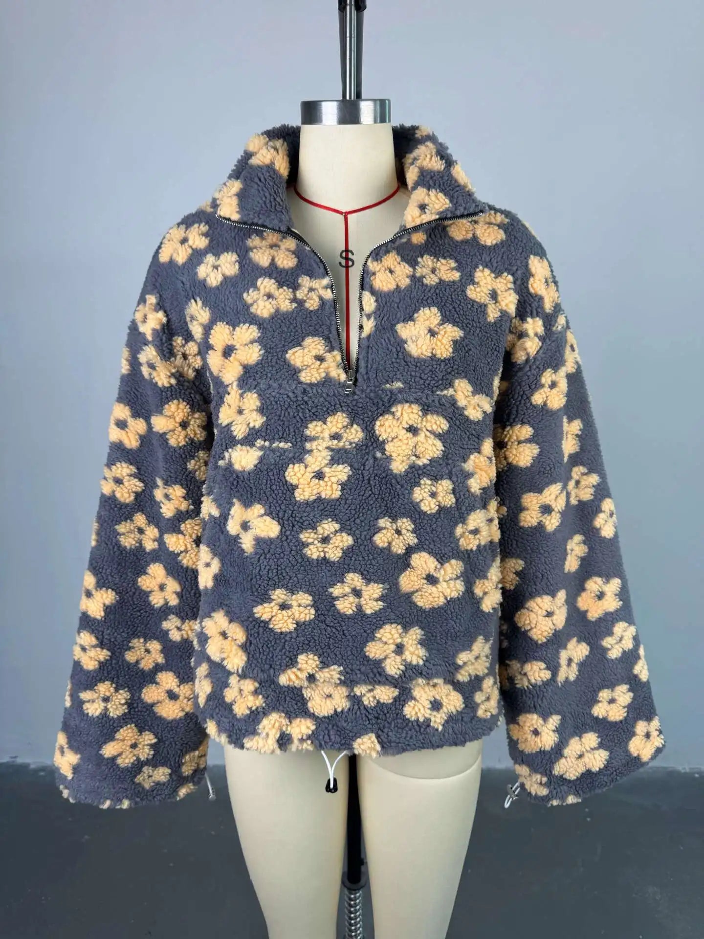 Daisy | Long Sleeve Fleece Hoodie