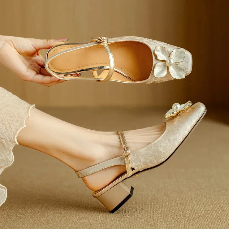 Jaylene – Elegant Block Heel Pumps