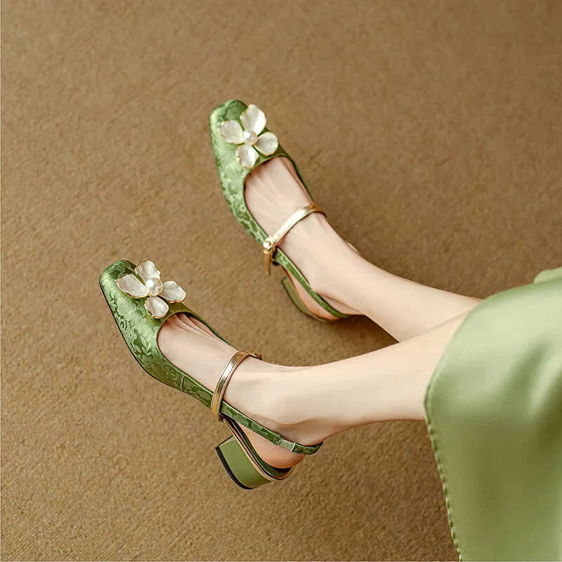 Jaylene – Elegant Block Heel Pumps