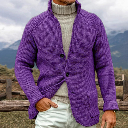 Jett - KNIT CARDIGAN IN COARSE KNIT LOOK