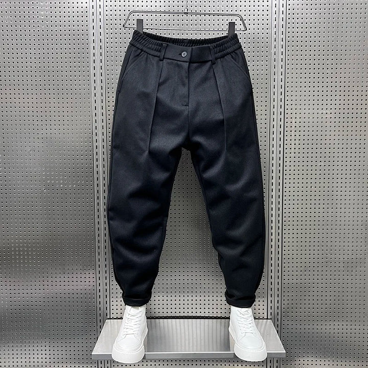 Marcello™ Elegant Mélange Trousers/Pants