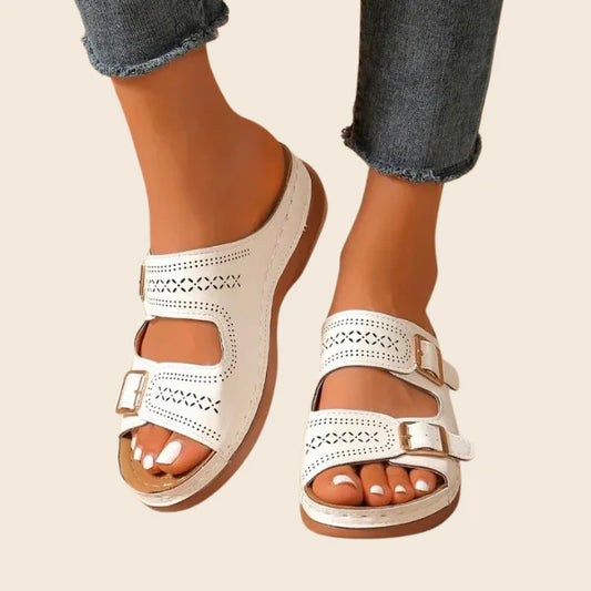VESKA | ORTHO COMFORT SLIDE SANDALS