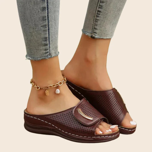 LIREEN | BREATHABLE COMFORT SLIDE SANDALS