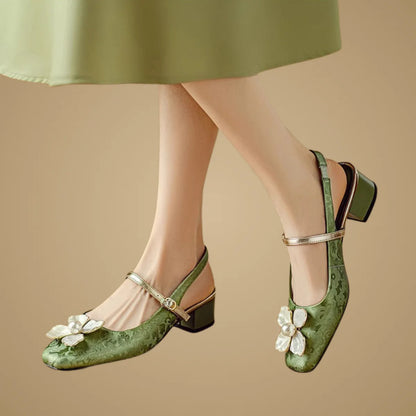Jaylene – Elegant Block Heel Pumps