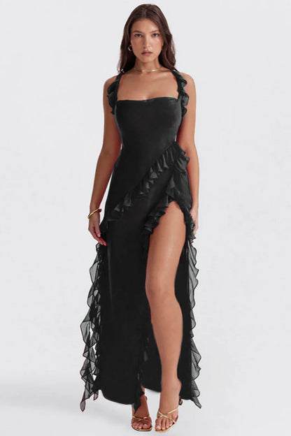 Arianna - Romantic Ruffle Maxi Dress