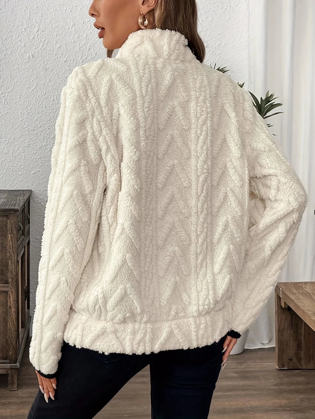 Lyenne | Soft Touch Plush Sweatshirt