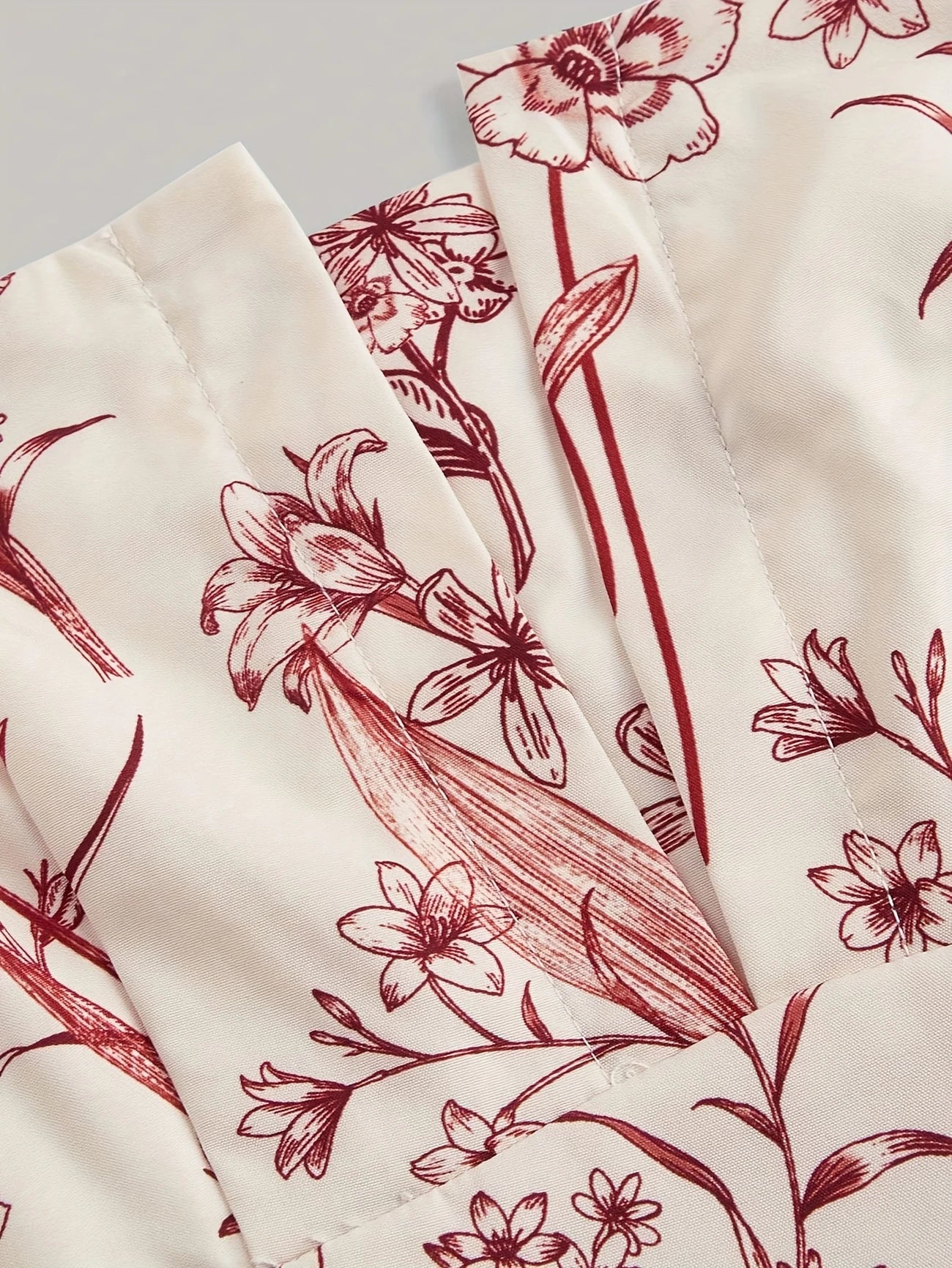 Lila – Floral Ruché Midi Dress
