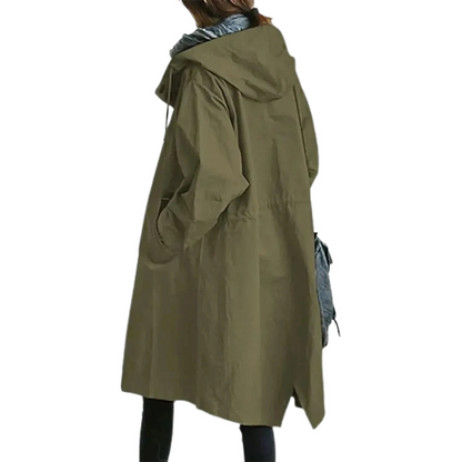 Lena - Relaxed Hooded Trenchcoat