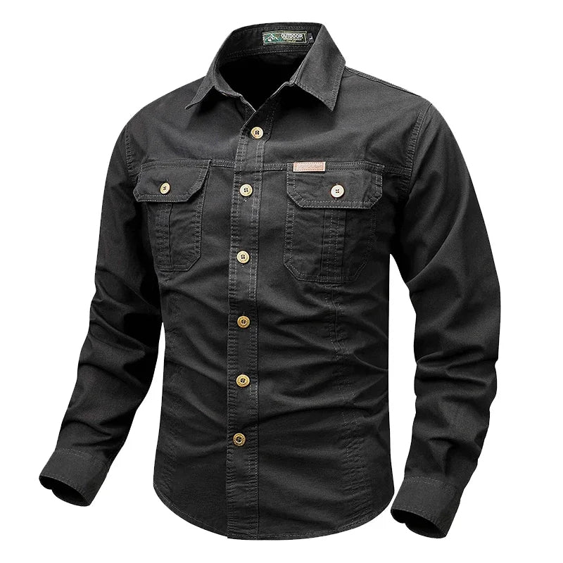 Theodor - Long Sleeve Shirt With Pocket