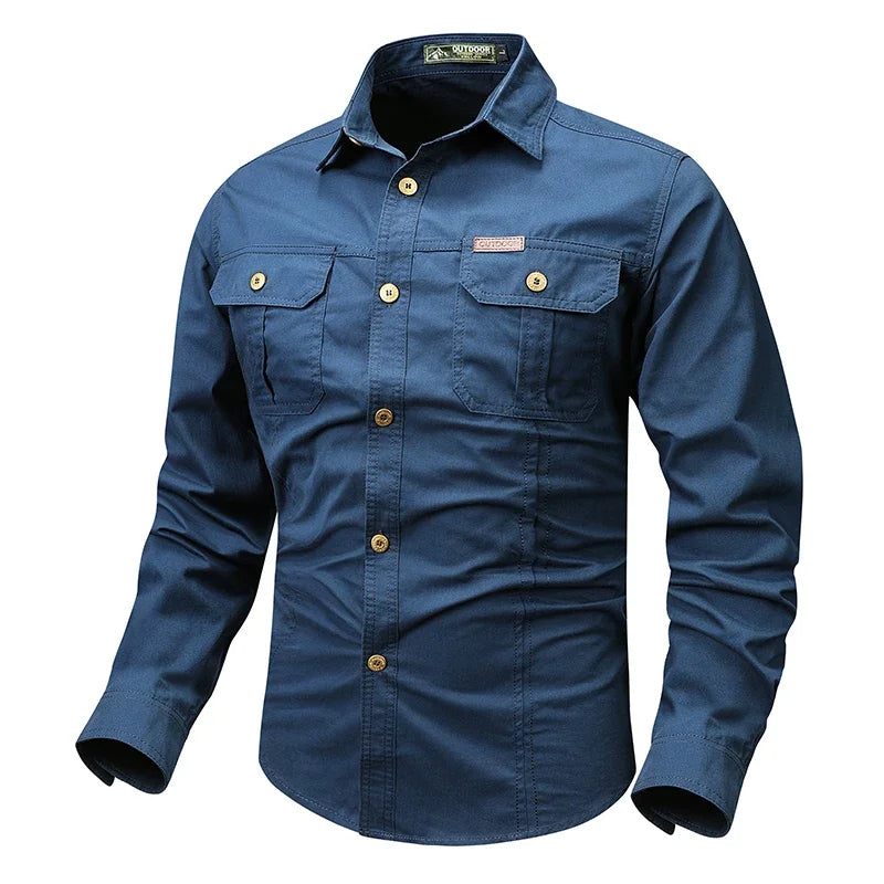 Theodor - Long Sleeve Shirt With Pocket