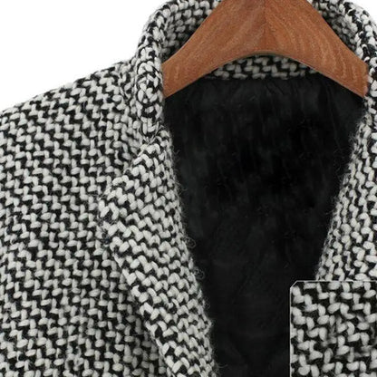 Kensington Wool‑Blend Long Jacket