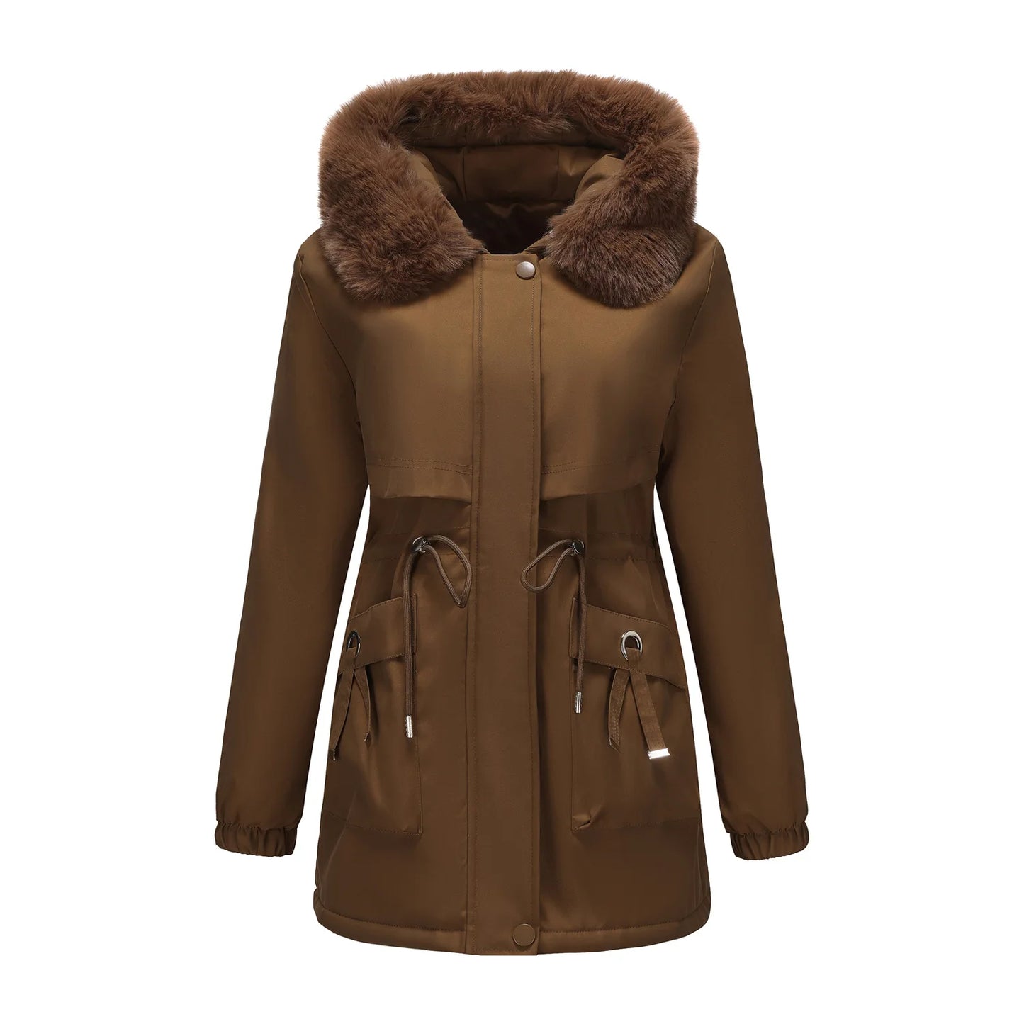 Kensington Luxe Faux Fur Parka