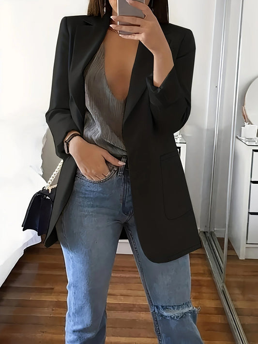 CAMBRIA | RELAXED LONG BLAZER
