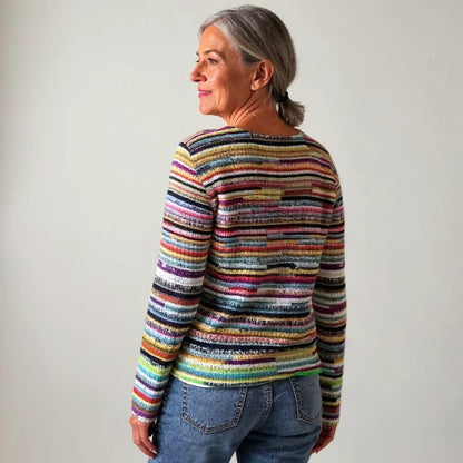 CASSANDRA | STRIPED KNIT SWEATER