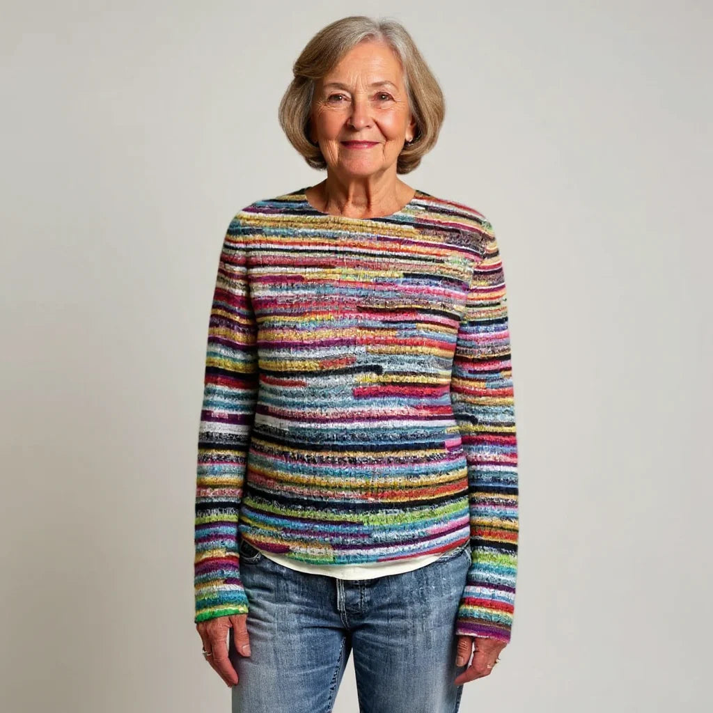 CASSANDRA | STRIPED KNIT SWEATER