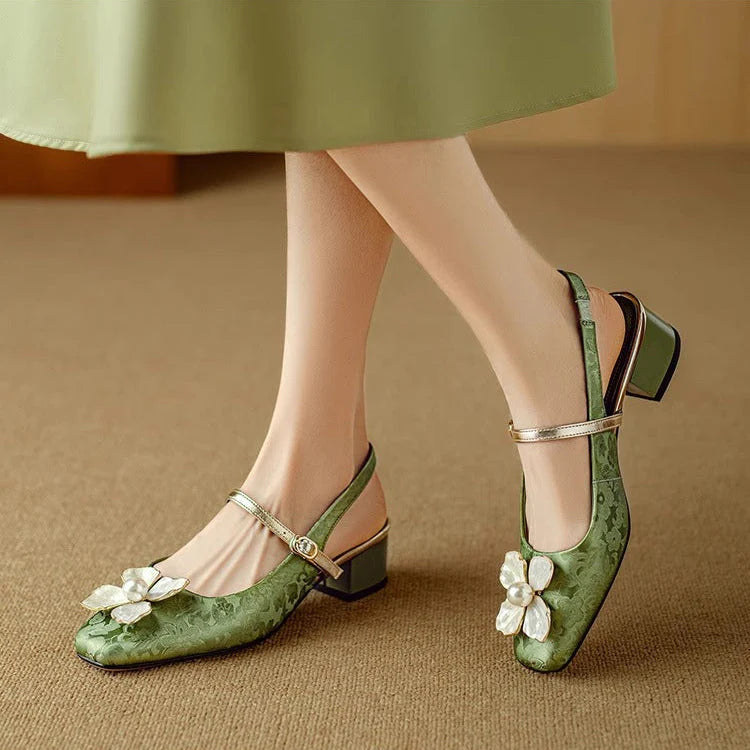 Jaylene – Elegant Block Heel Pumps