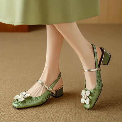 Jaylene – Elegant Block Heel Pumps