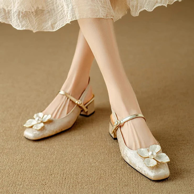 Jaylene – Elegant Block Heel Pumps