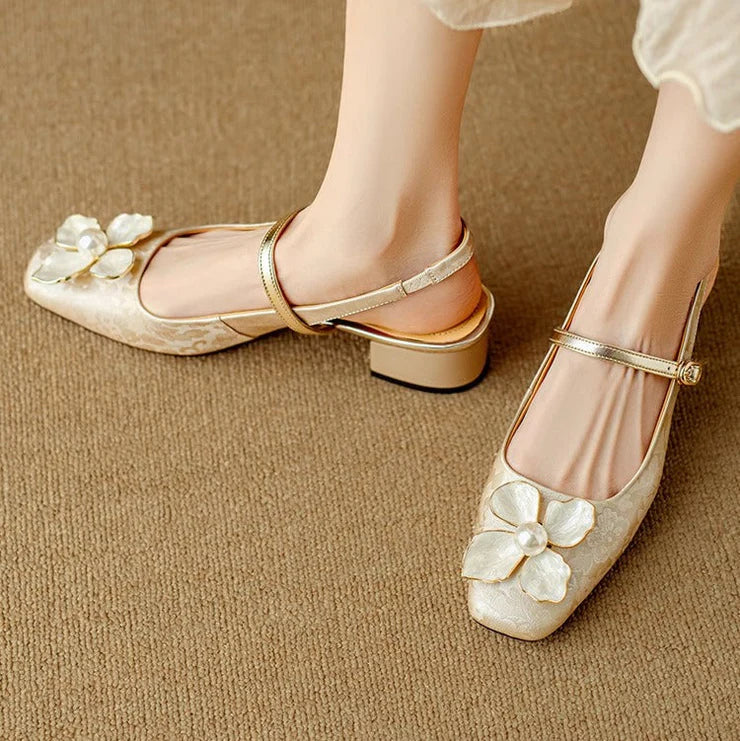 Jaylene – Elegant Block Heel Pumps
