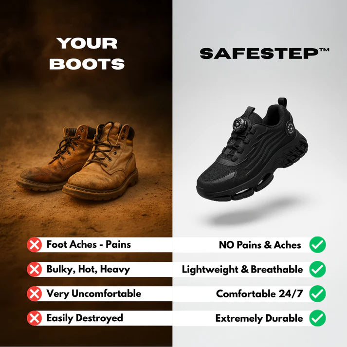 SafeStep™ - The Comfortable Steel Toe Shoes