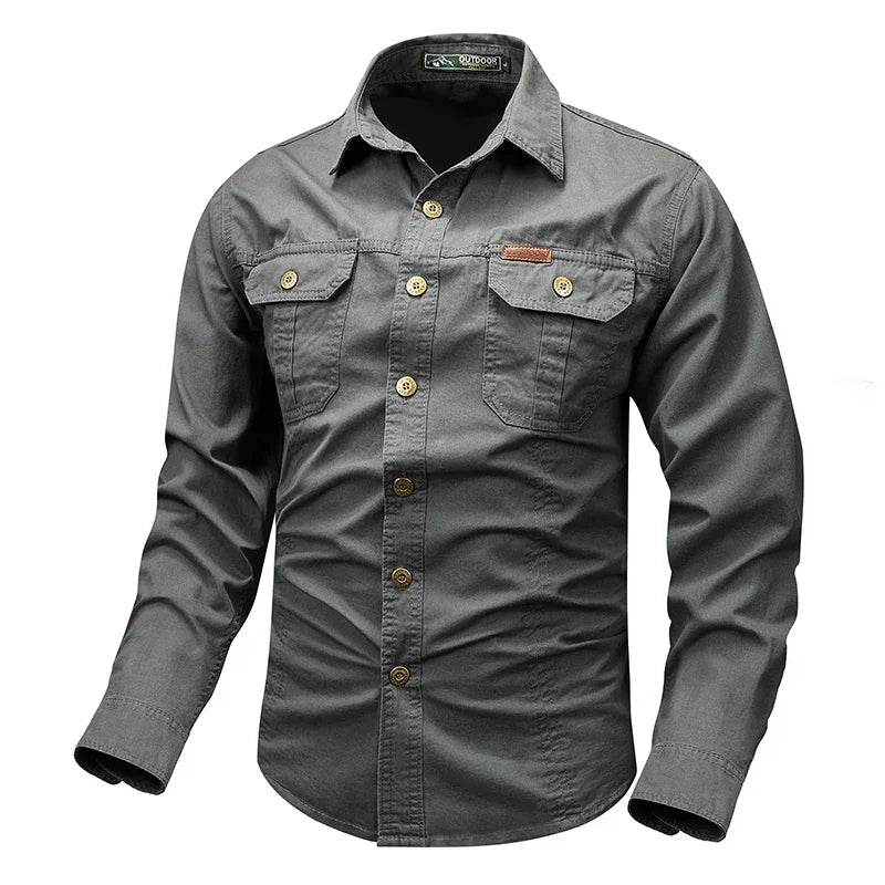 Theodor - Long Sleeve Shirt With Pocket