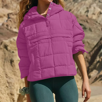 Farell™ – Oversized Hooded Pullover Jacket