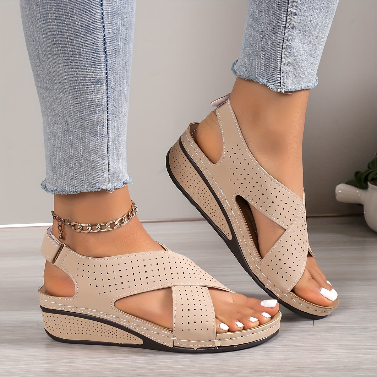 YNARA | COMFORT SLINGBACK SANDALS