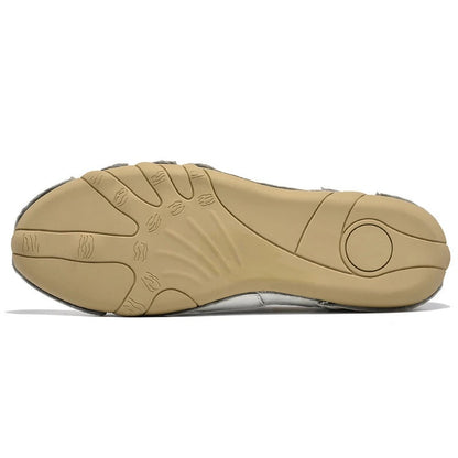 LORENZO GENUINE LEATHER SLIP-ONS