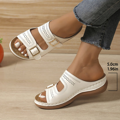 VESKA | ORTHO COMFORT SLIDE SANDALS