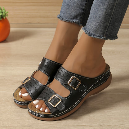 VESKA | ORTHO COMFORT SLIDE SANDALS