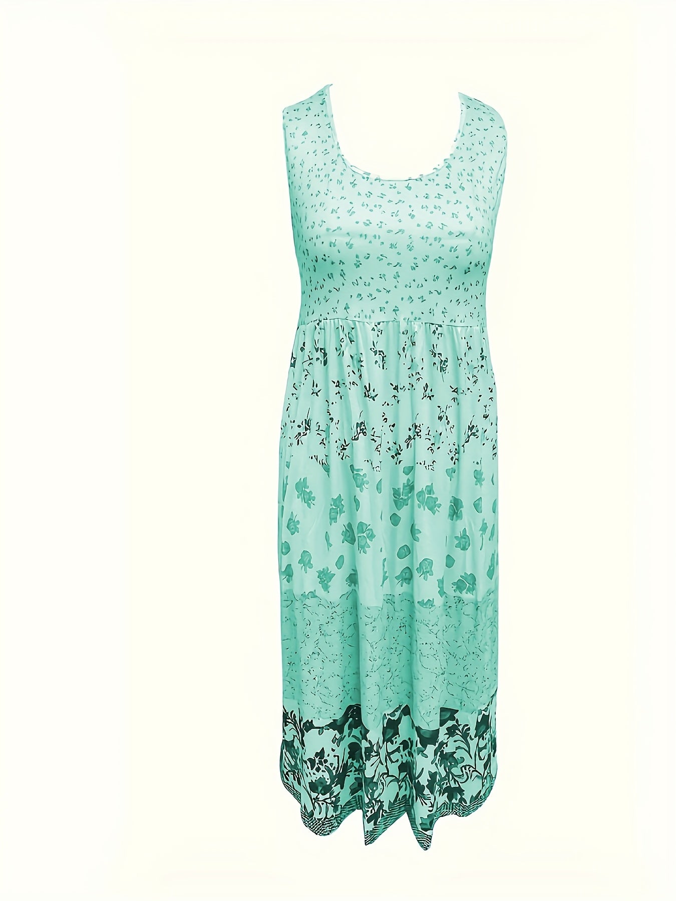 Luna - Floral Knit Boho Dress