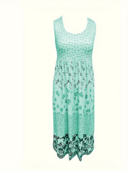 Luna - Floral Knit Boho Dress