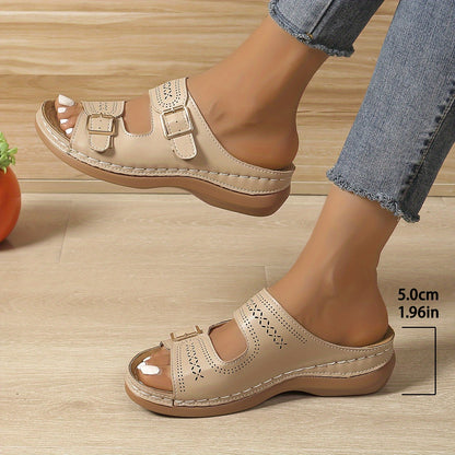 VESKA | ORTHO COMFORT SLIDE SANDALS