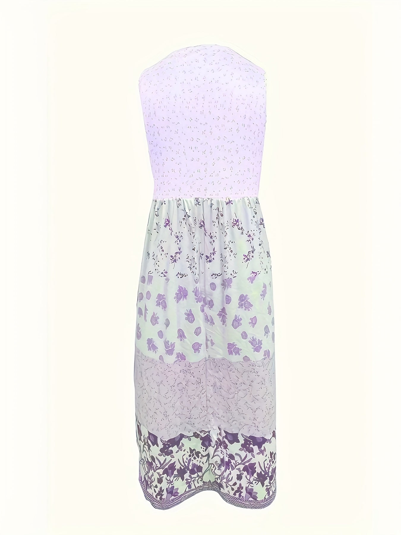 Luna - Floral Knit Boho Dress