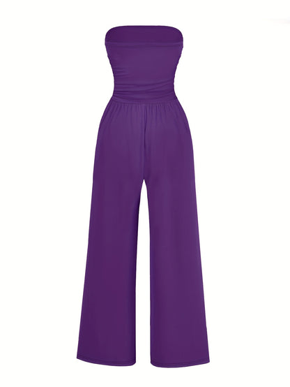 The Sahara Strapless Jumpsuit
