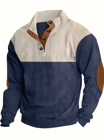 Mason - Contrast Trim Henley Shirt