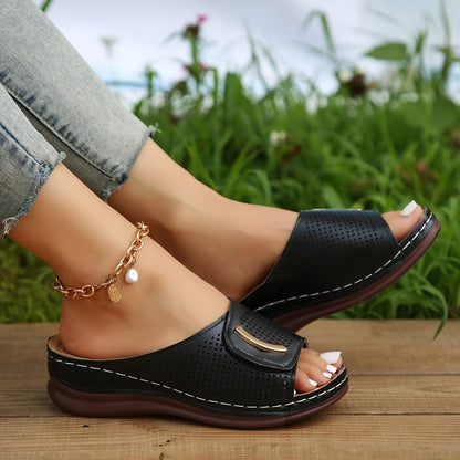 LIREEN | BREATHABLE COMFORT SLIDE SANDALS