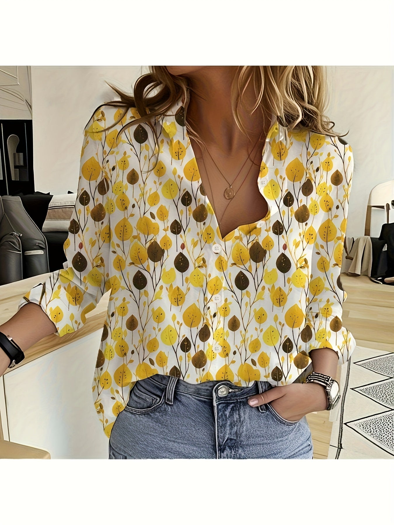 Mira - Vibrant Floral Print Blouse