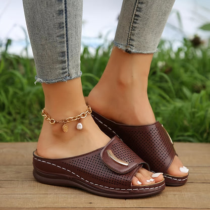 LIREEN | BREATHABLE COMFORT SLIDE SANDALS