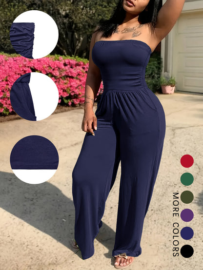 The Sahara Strapless Jumpsuit