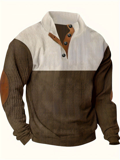 Mason - Contrast Trim Henley Shirt