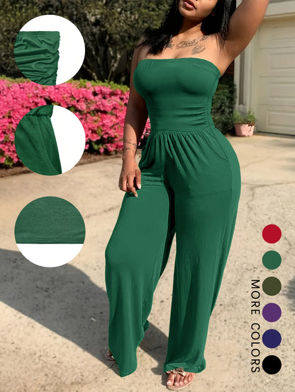 The Sahara Strapless Jumpsuit