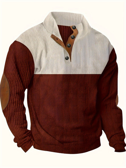 Mason - Contrast Trim Henley Shirt