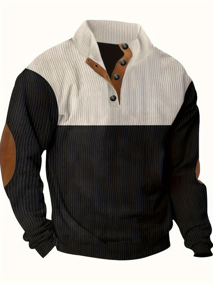 Mason - Contrast Trim Henley Shirt