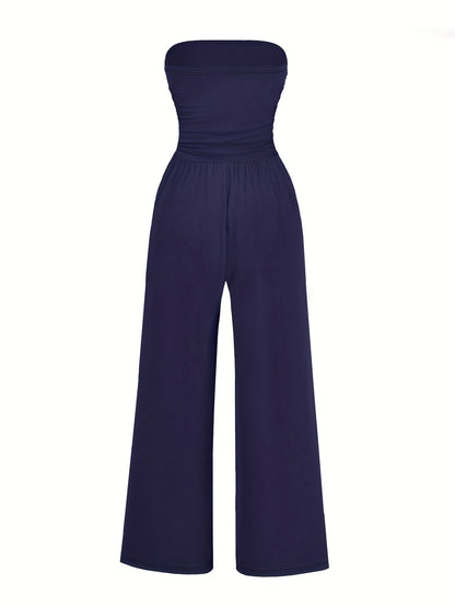 The Sahara Strapless Jumpsuit