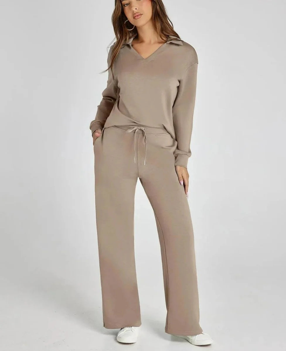 Dora | Casual Long Sleeve Two-piece Set