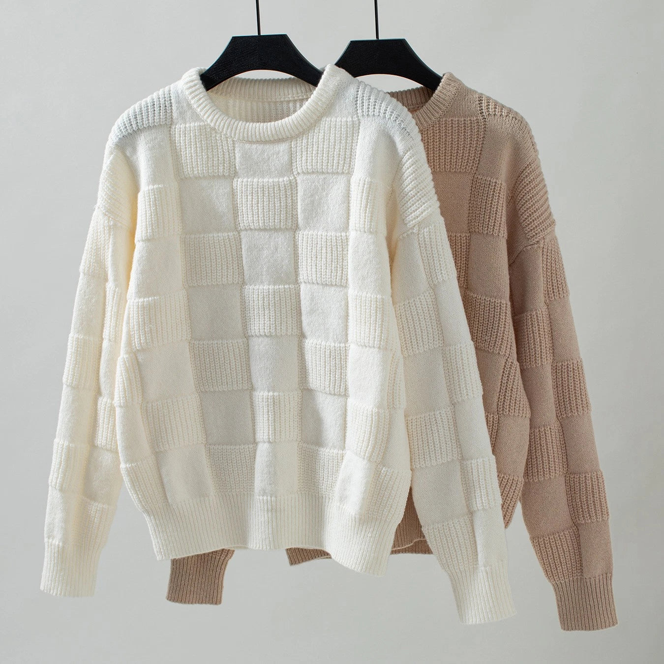 The CheckerChic Knit Sweater