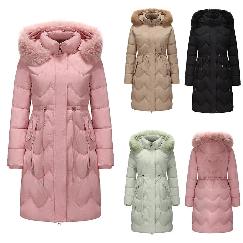 The Windsor Faux Fur Quilted Coat