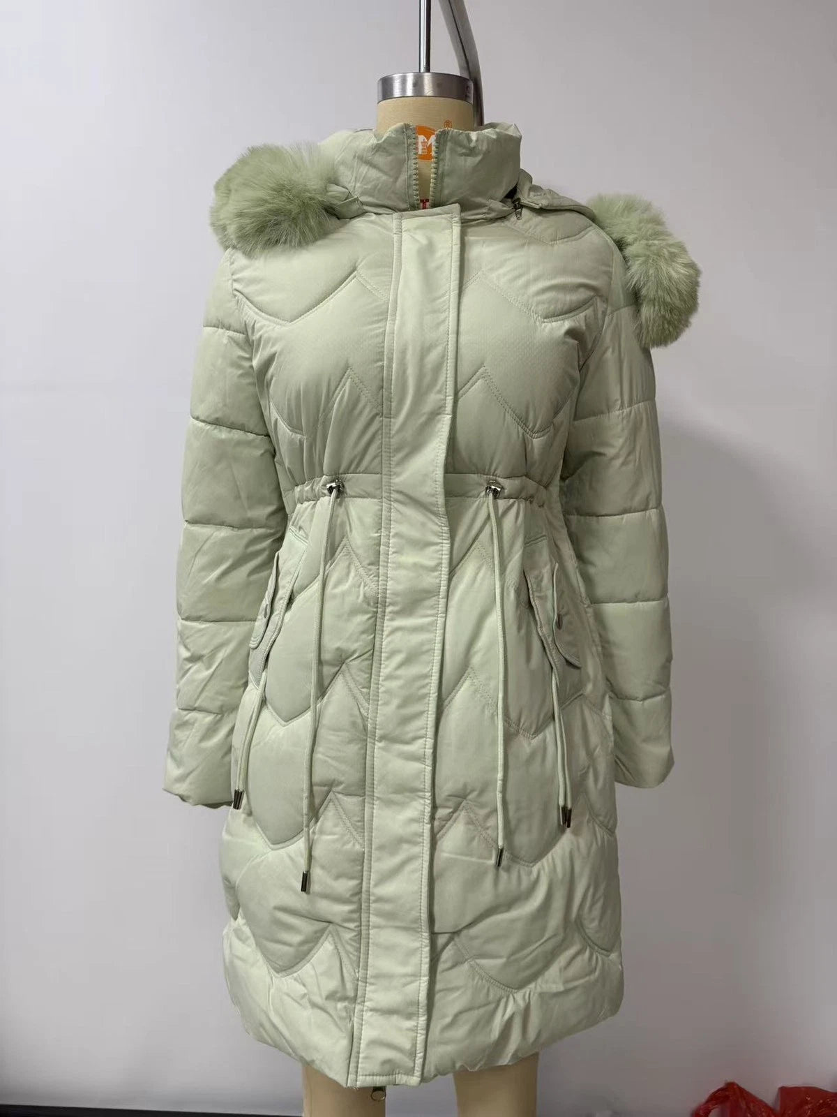 The Windsor Faux Fur Quilted Coat