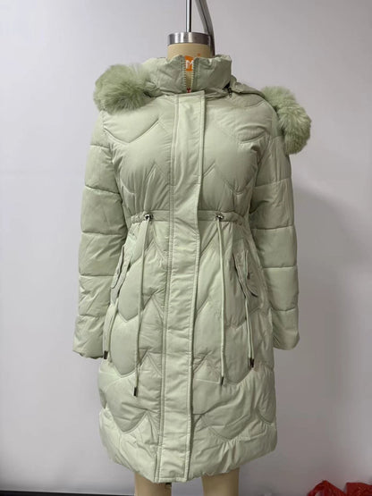 The Windsor Faux Fur Quilted Coat